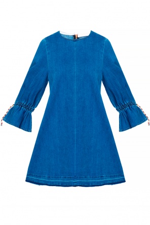 Fringed hem denim dress, zdjęcie 1 Fringed hem denim dress od See By Chloe